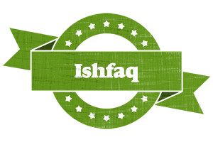 Ishfaq natural logo
