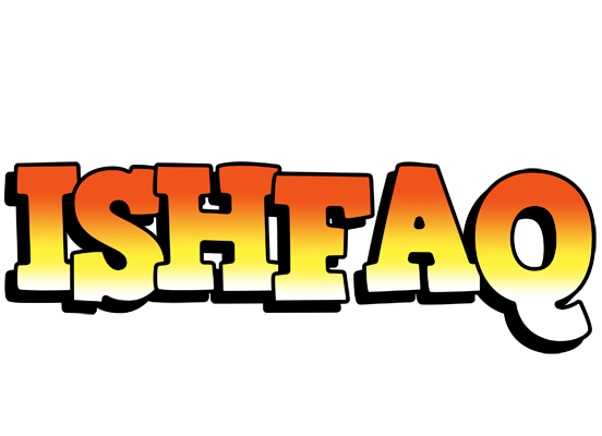 Ishfaq sunset logo