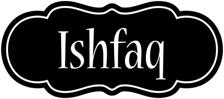 Ishfaq welcome logo
