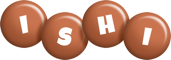 Ishi candy-brown logo