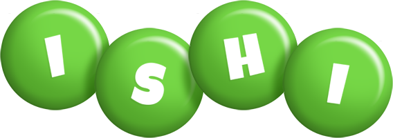 Ishi candy-green logo