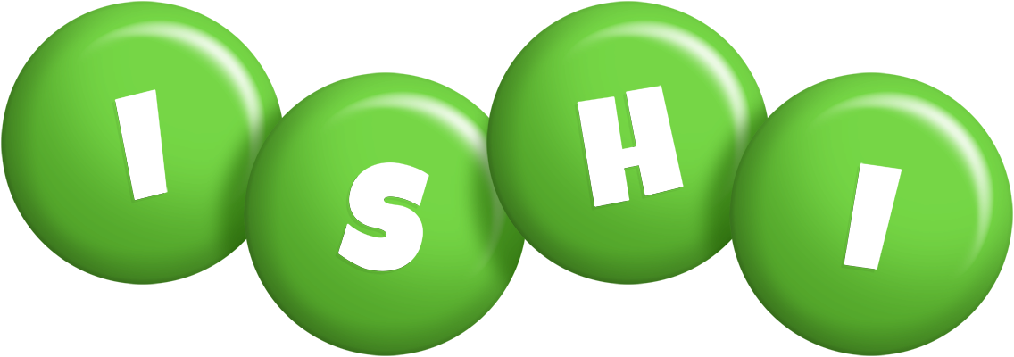 Ishi candy-green logo