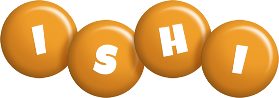Ishi candy-orange logo