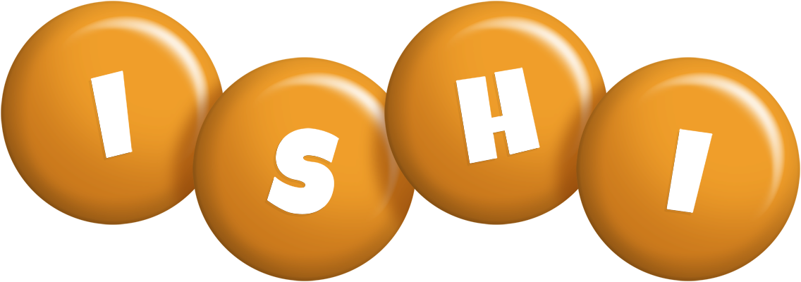Ishi candy-orange logo