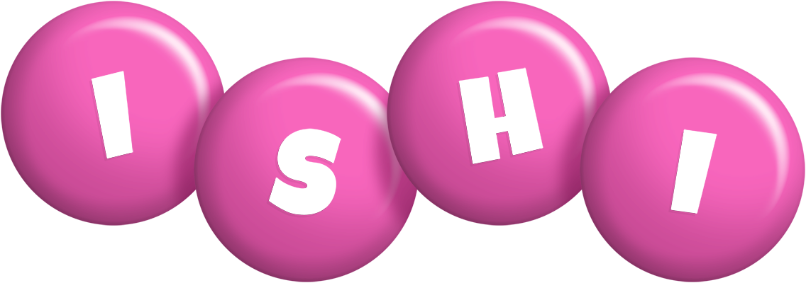Ishi candy-pink logo