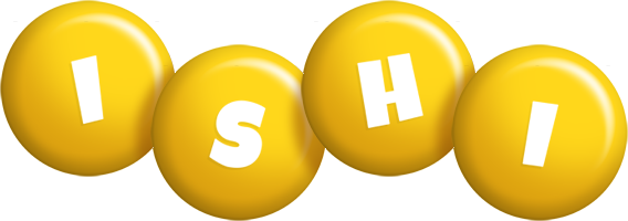 Ishi candy-yellow logo