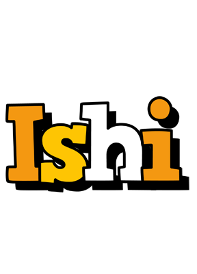 Ishi cartoon logo