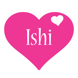 Ishi love-heart logo