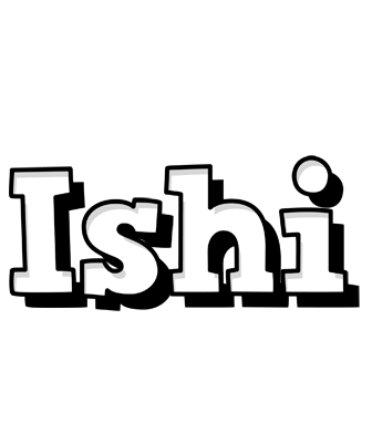 Ishi snowing logo