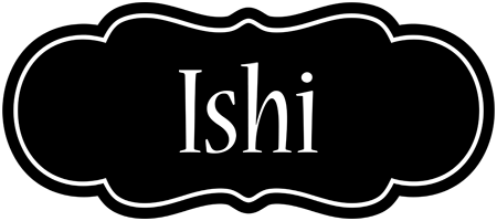 Ishi welcome logo