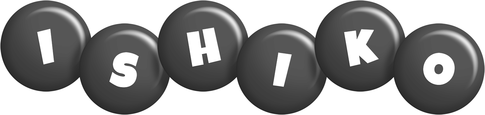 Ishiko candy-black logo