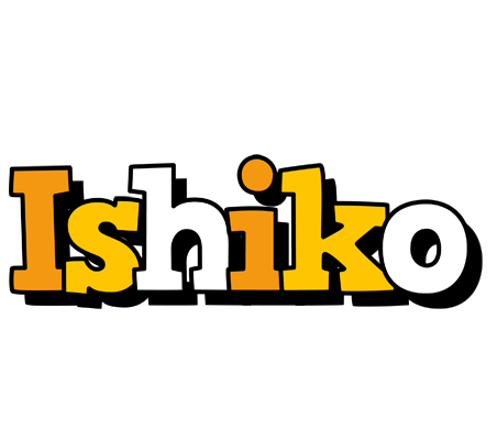 Ishiko cartoon logo