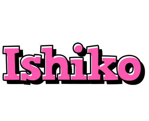 Ishiko girlish logo