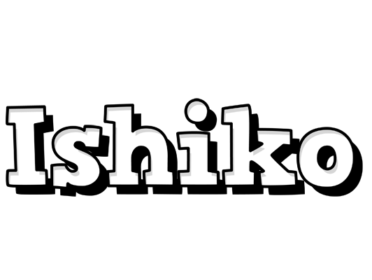 Ishiko snowing logo