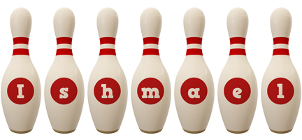 Ishmael bowling-pin logo