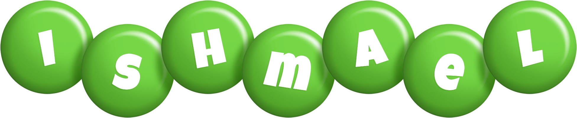 Ishmael candy-green logo