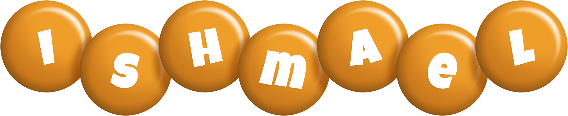 Ishmael candy-orange logo