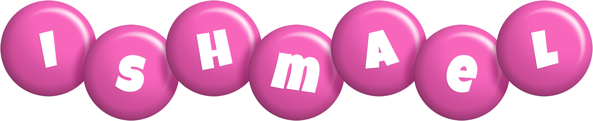 Ishmael candy-pink logo