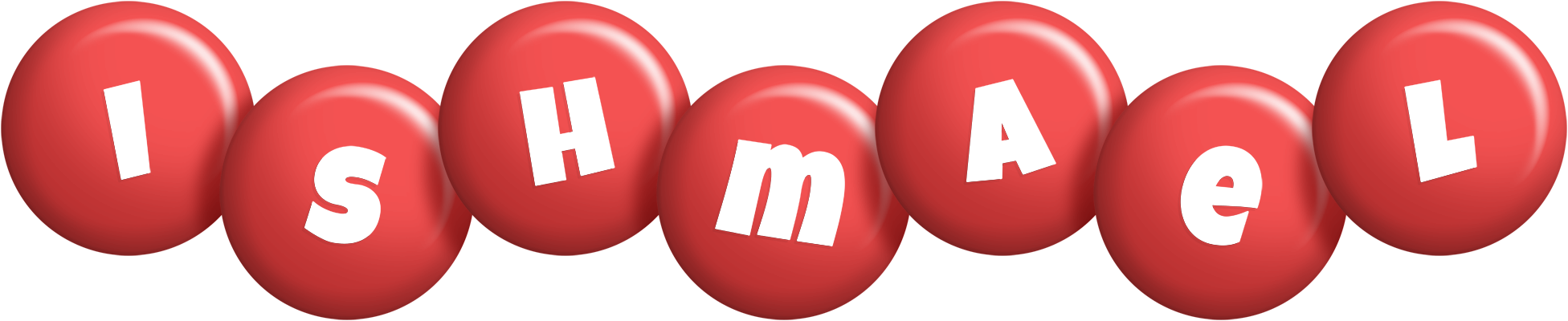 Ishmael candy-red logo