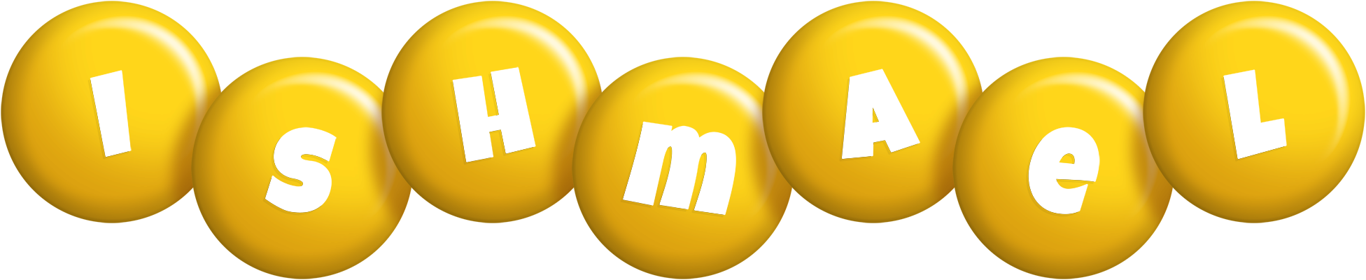 Ishmael candy-yellow logo