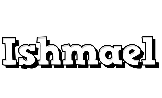Ishmael snowing logo