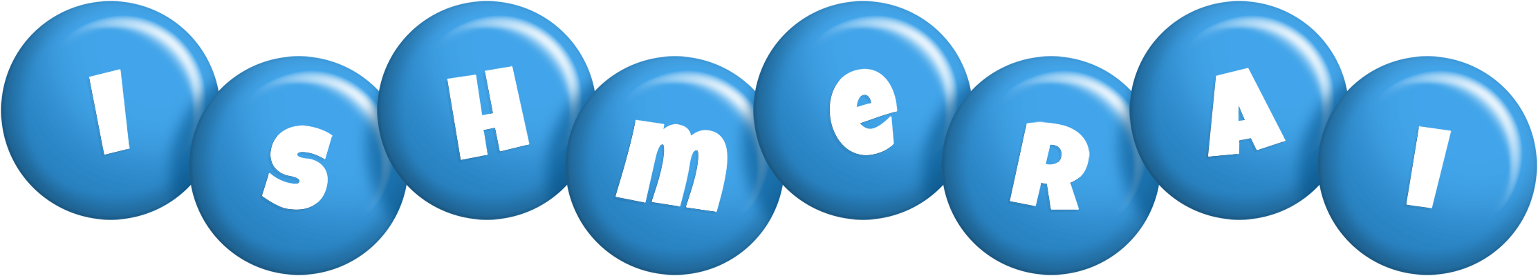 Ishmerai candy-blue logo