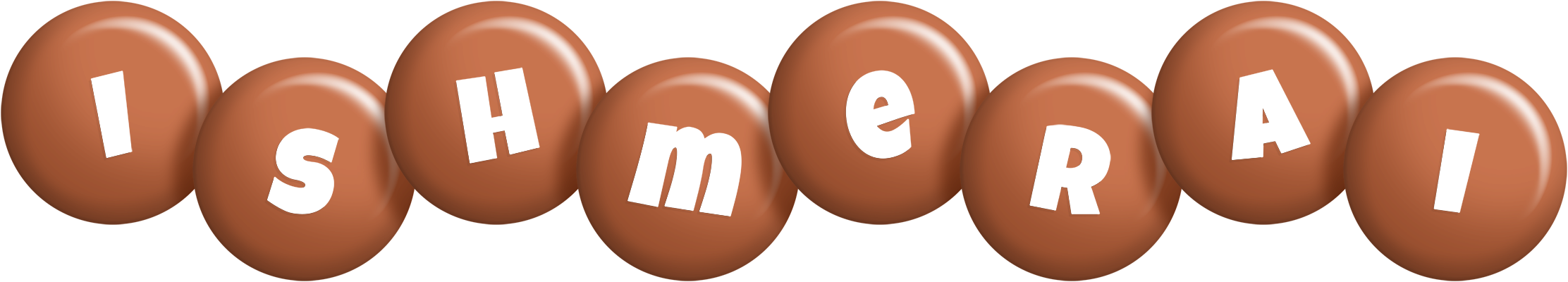 Ishmerai candy-brown logo