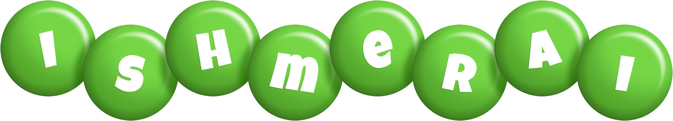 Ishmerai candy-green logo