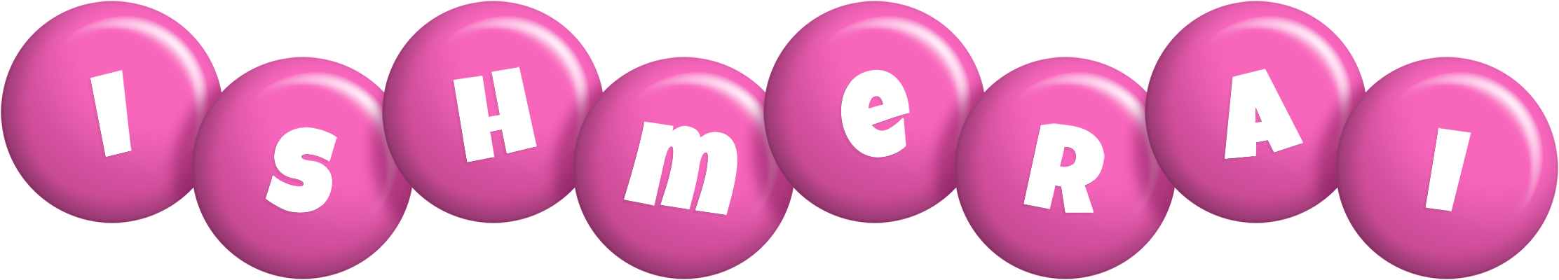 Ishmerai candy-pink logo