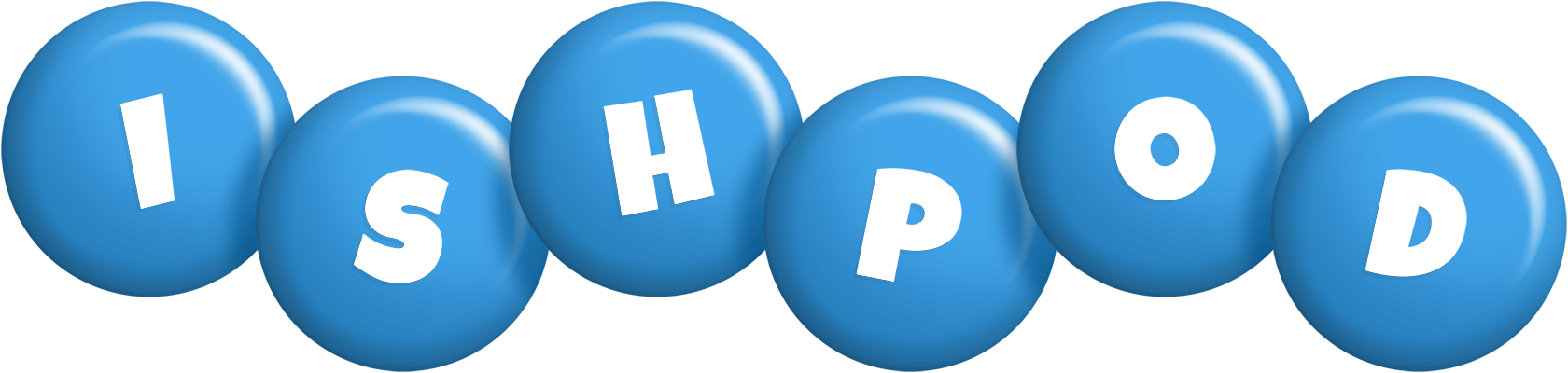 Ishpod candy-blue logo