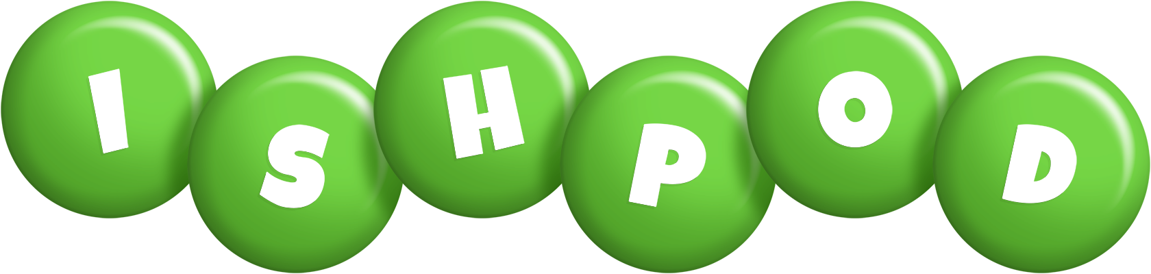 Ishpod candy-green logo