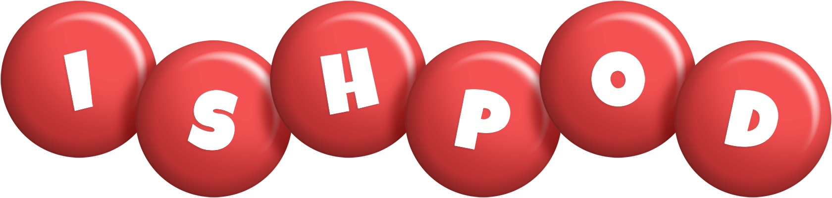 Ishpod candy-red logo