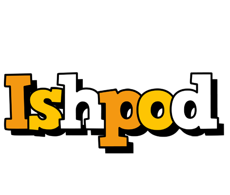 Ishpod cartoon logo