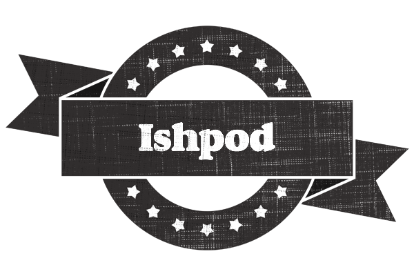 Ishpod grunge logo
