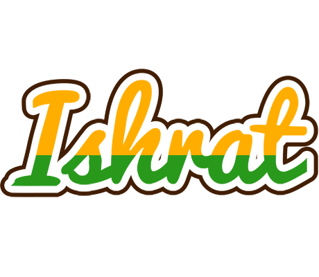Ishrat banana logo