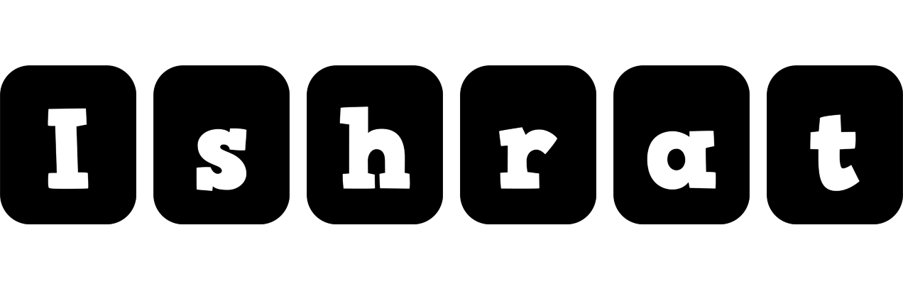Ishrat box logo