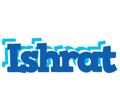 Ishrat business logo