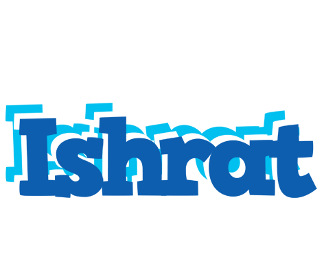 Ishrat business logo