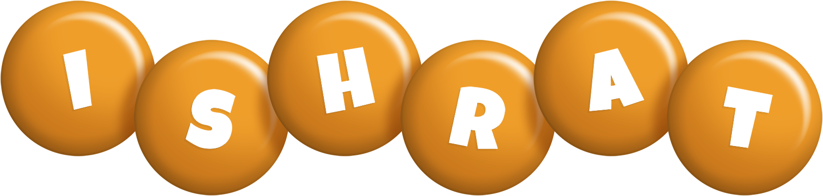 Ishrat candy-orange logo