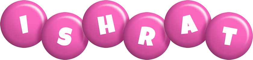 Ishrat candy-pink logo