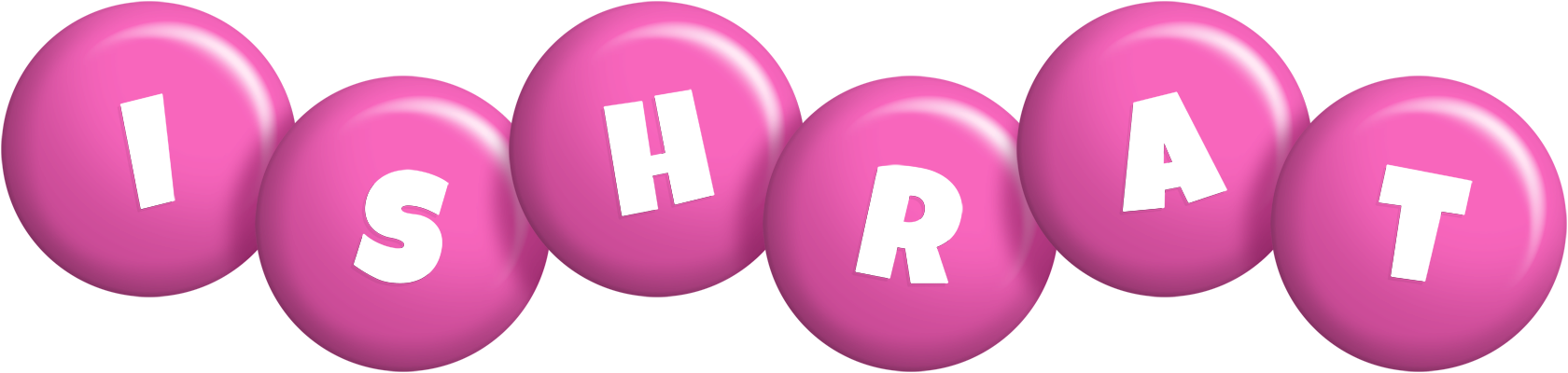 Ishrat candy-pink logo