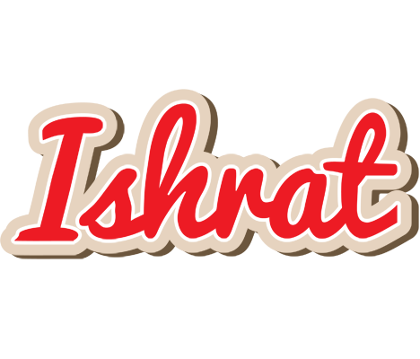 Ishrat chocolate logo