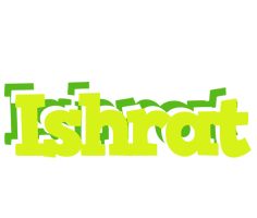 Ishrat citrus logo