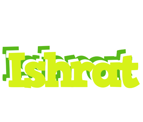 Ishrat citrus logo
