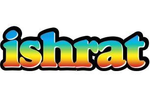 Ishrat color logo