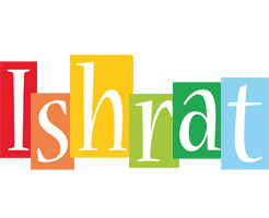 Ishrat colors logo