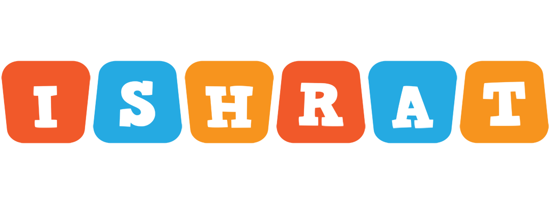 Ishrat comics logo