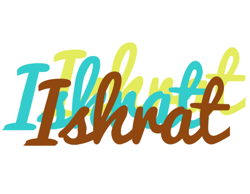 Ishrat cupcake logo