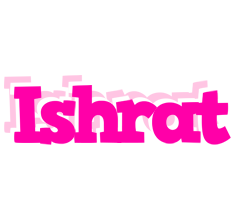 Ishrat dancing logo