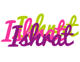 Ishrat flowers logo